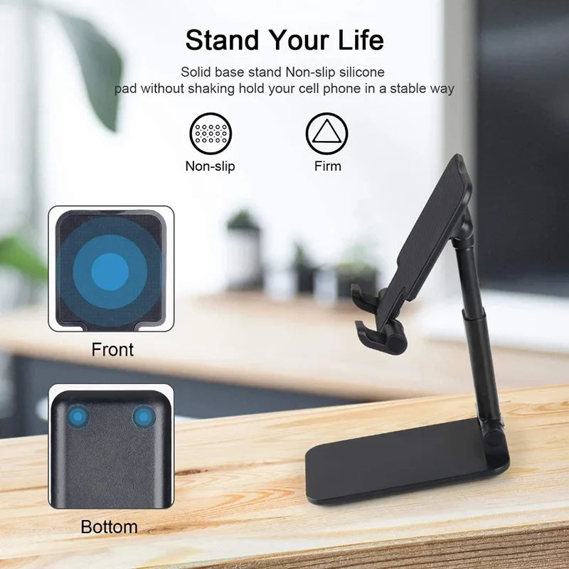 Adjustable Phone Tablet Stand: Secure Universal Holder & Support  ourlum.com   