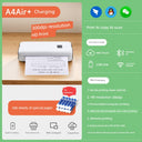 Zero Ink Cloud Job WiFi Convenient Micro Printer A4 Mini