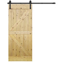 US 6.6FT/8FT/10Feet Sliding Barn Door Hardware Kit