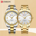 CURREN Men's Elegant Stainless Steel Business Watch Luxury Timepiece