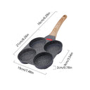 Multifunctional Nonstick 4-Hole Frying Pan for Eggs and More