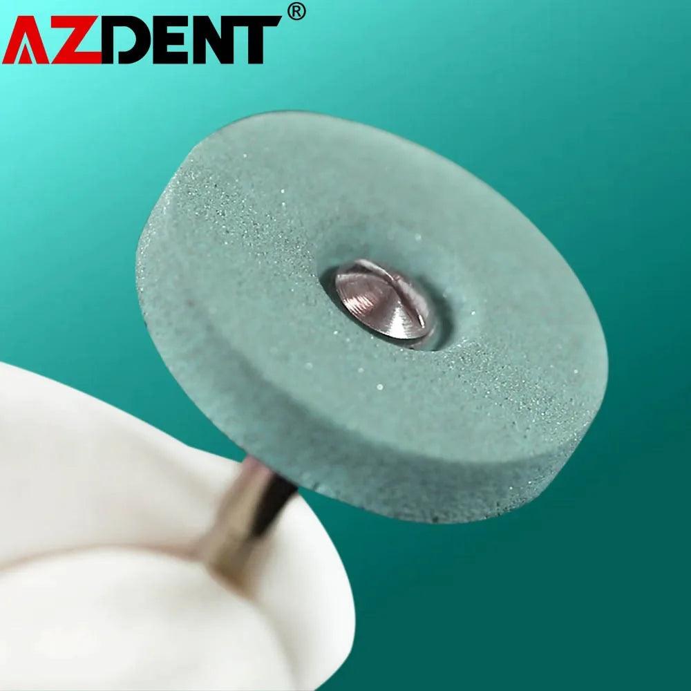 1PC AZDENT Dental Ceramic Diamond Polishing Head Grinder Zirconia Porcelain Shank Diameter-2.35mm  ourlum.com   