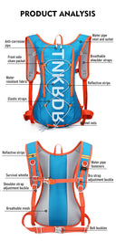 ThinkRider 12L Waterproof Cycling Backpack for Outdoor Sports