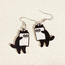 Exaggerated Cartoon Animal Earrings Unique Hip-Hop Jewelry