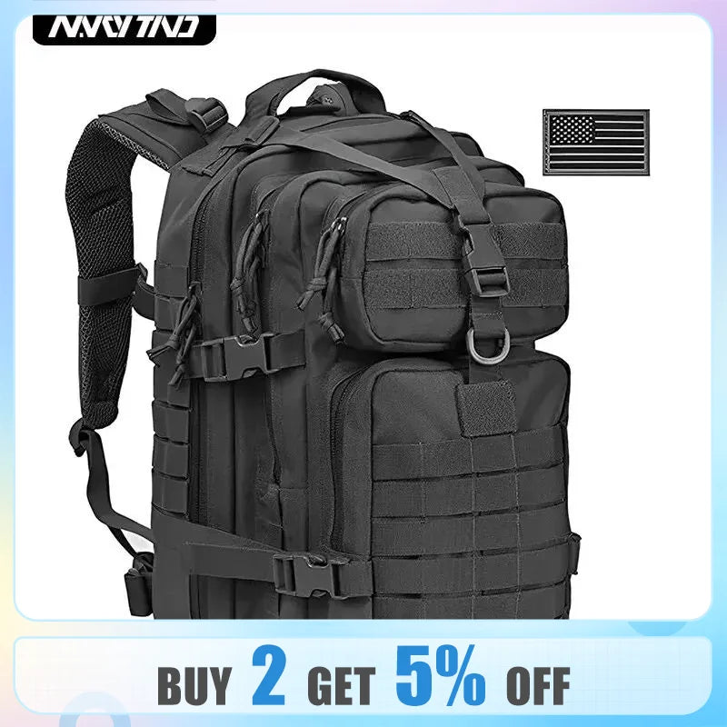 Military Tactical Backpack: Durable Outdoor Molle Bag for Adventures  ourlum.com   