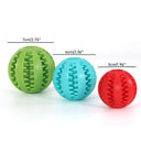 Silicone Interactive Bite-Resistant Dog Toy Ball for Small Dogs