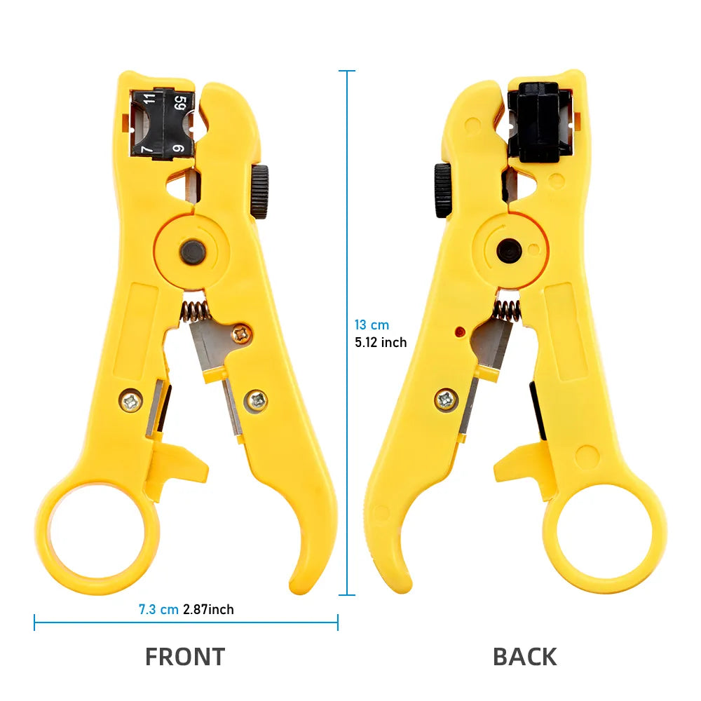 Electric Stripping Knife Pliers for Coaxial Cable Wire Cutter - DIY Tool  ourlum.com   