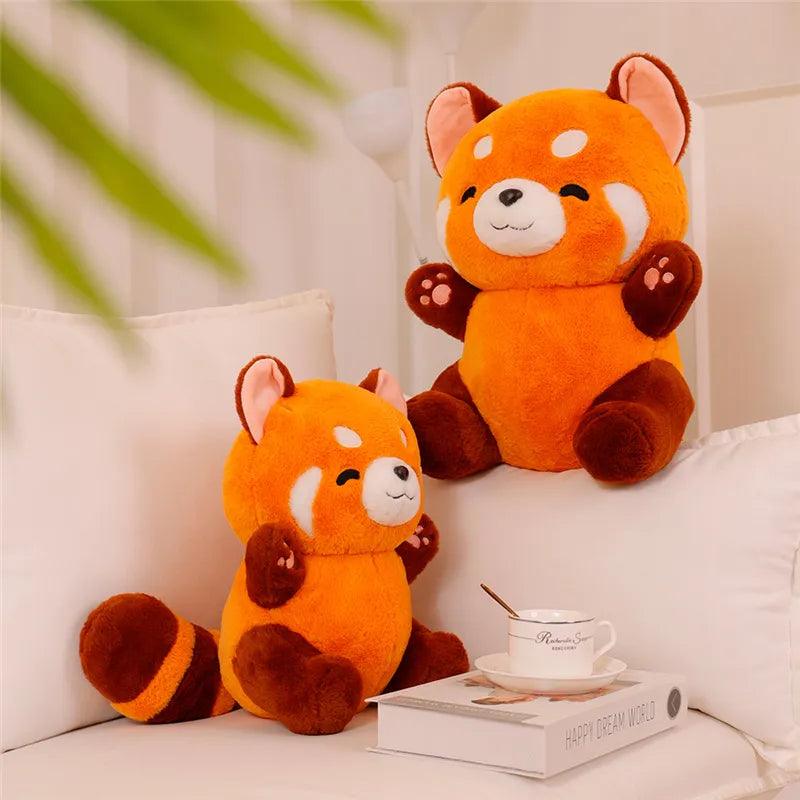 Red Panda Plushie Doll: Fluffy Raccoon Hug Pillow - Kids' Favorite  ourlum.com   