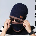 Winter Hat Skullies Beanies For Men Women Wool Scarf Caps