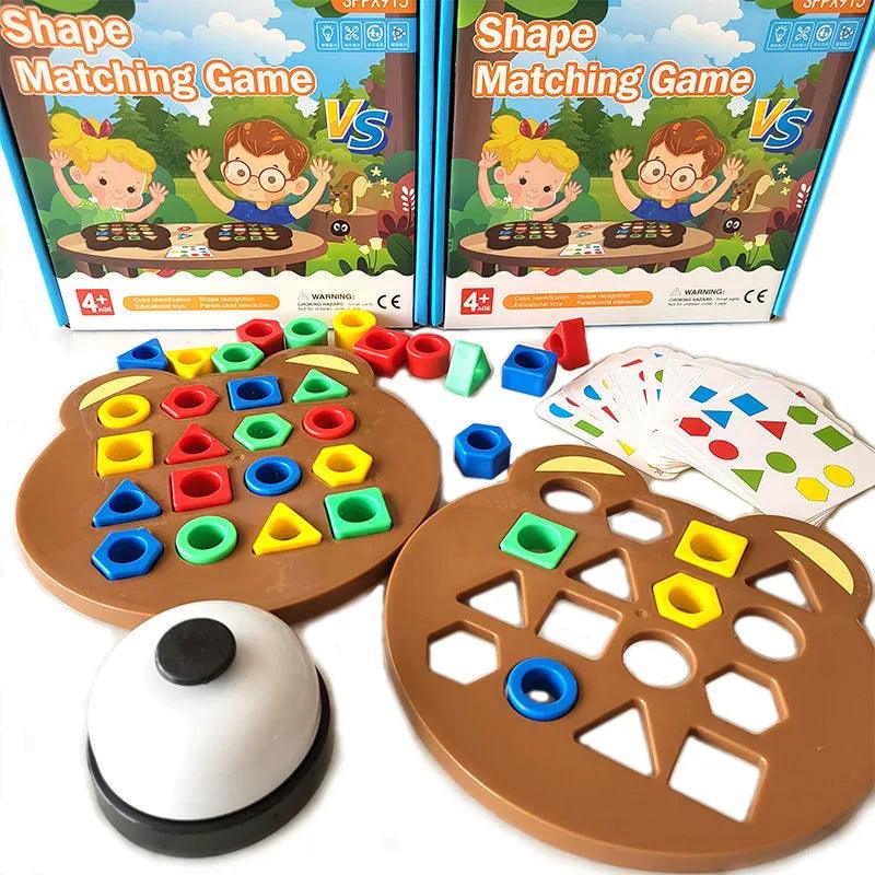 Children's Geometric Shape Matching Puzzle Board Games: Enhance Learning & Interaction  ourlum.com   