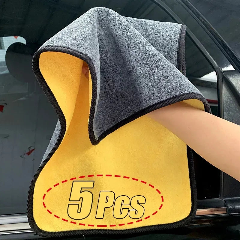 Professional Microfiber Car Cleaning Towel Set: Spotless Finish, Efficient Detailing & Drying  ourlum.com   