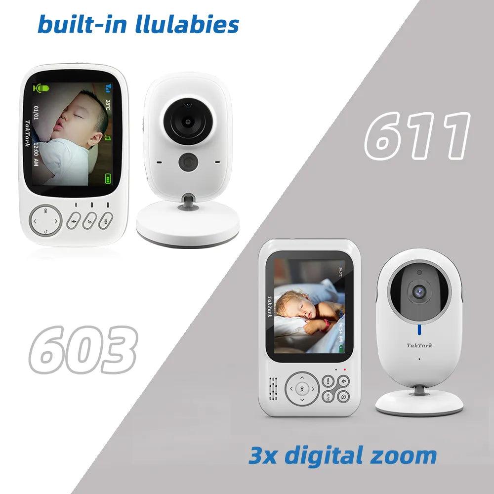 Baby Monitor: Wireless Video Color Camera with Night Vision & Temperature Monitoring  ourlum.com   