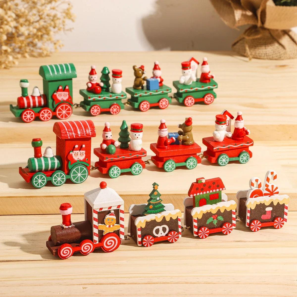 Christmas Train Decorations: Festive Home Ornament Gift Set  ourlum.com   