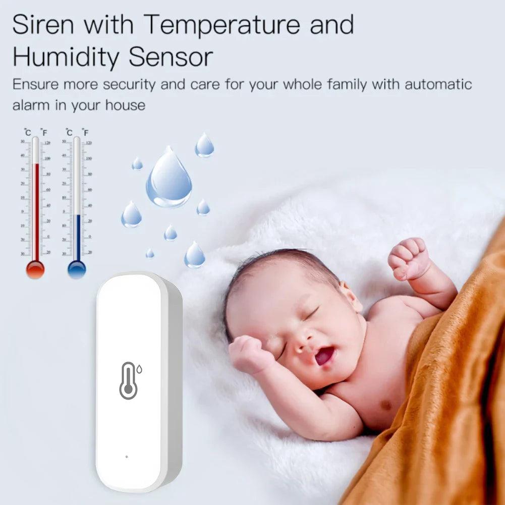 Smart Temperature and Humidity Sensor for Smart Home Control  ourlum.com   