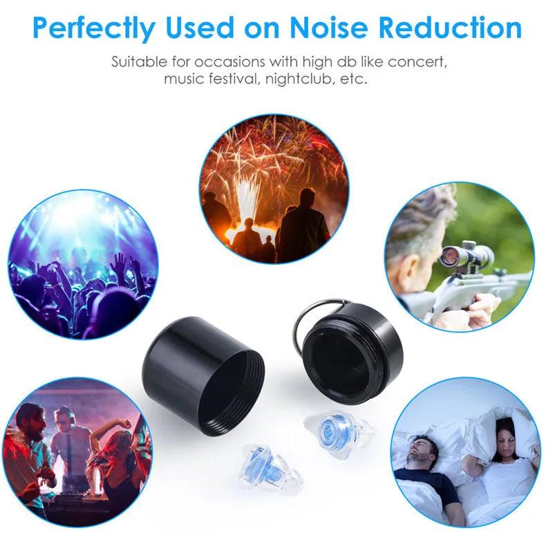 Silicone Earplugs: Ultimate Noise Protection for Concerts, Sleep & More  ourlum.com   