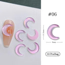 Auroras Butterfly 3D Nail Art Jewelry Unique Acrylic Beads Kit