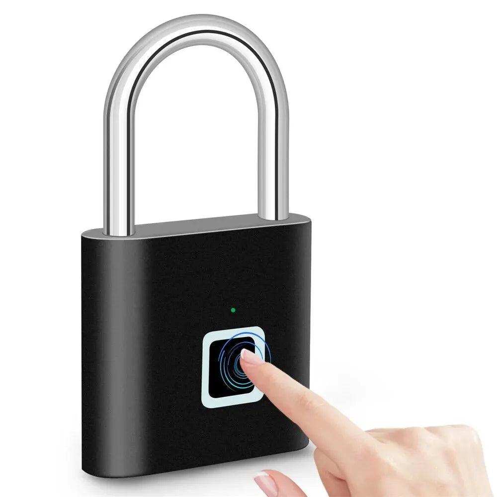 KERUI Fingerprint Smart Padlock: Secure Portable Lock for Travel  ourlum.com   