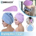 Quick Dry Microfiber Hair Wrap Strong Absorbency Gentle Hair