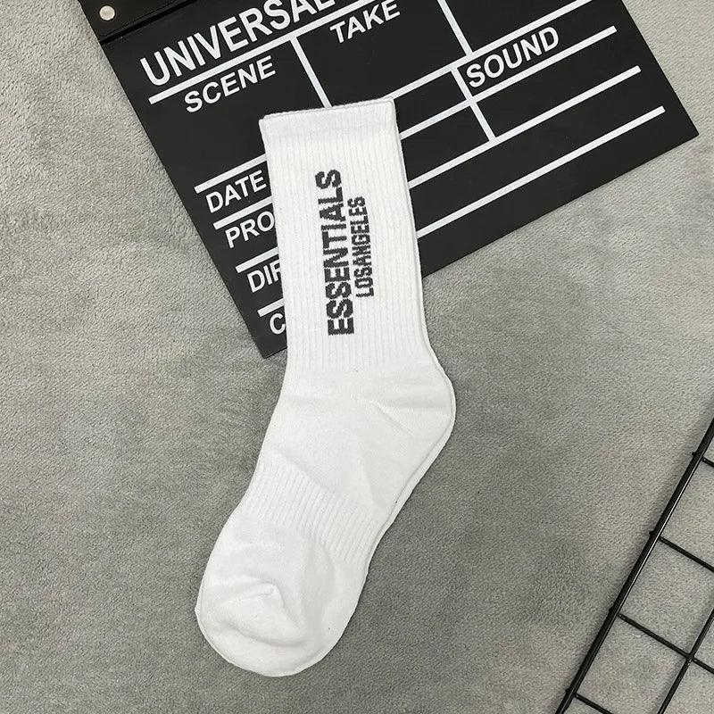 Fashionable Unisex Hip Hop Letter Pattern High Socks Bundle  Our Lum   