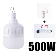 500W LED Camping Light: Rechargeable Lantern for Outdoor Fun
