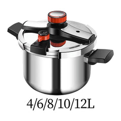 Fast Heating Pressure Cooker with Secure Lock for Quick Meals - Ideal for Home and Camping