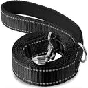 Reflective Night Dog Leash: Enhance Visibility and Safety  ourlum.com black 2.5x120cm 