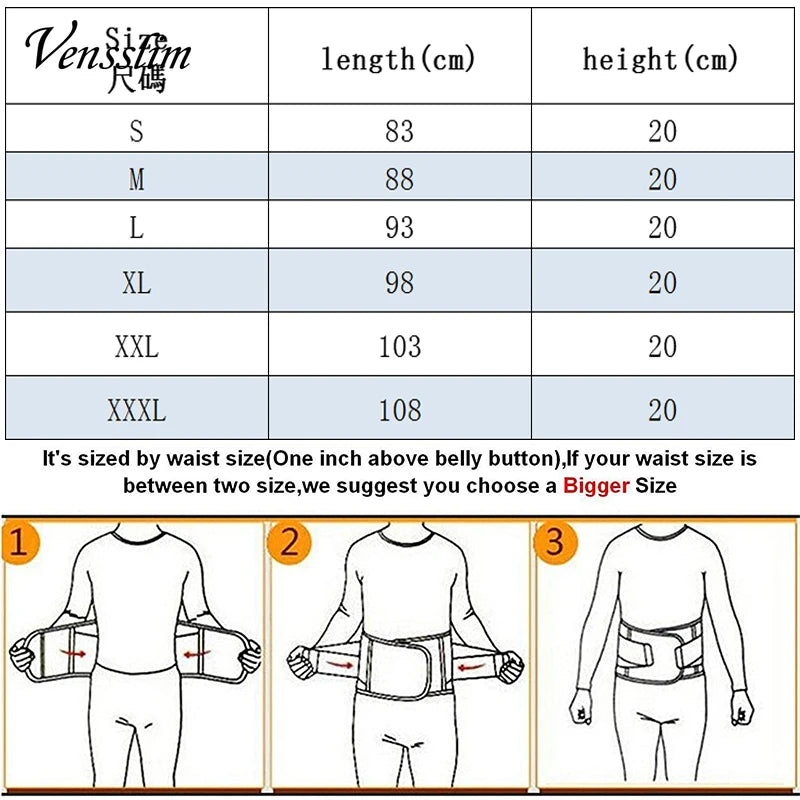 JHHB Mens Workout Waist Trainer Neoprene Body Shaper Corset Sauna Sweat Trimmer Cincher Slimming Belly Belt Shapewear