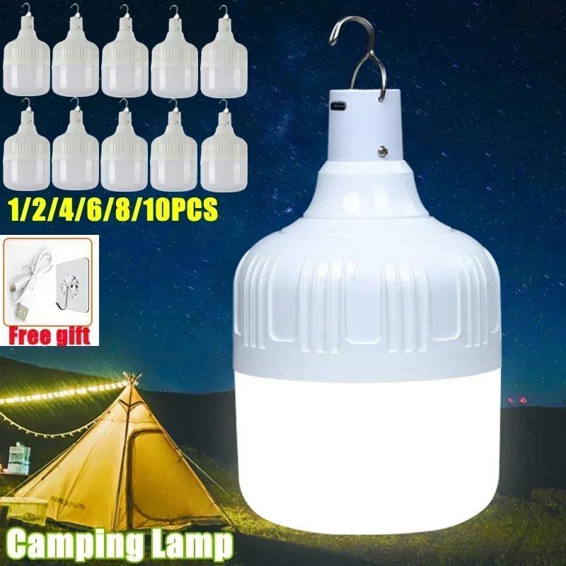 LED Camping Lantern: USB Rechargeable Light for Outdoor Emergency  ourlum.com   