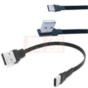 USB-C 90° Angled Fast Charging Data Cable: USB 2.0 Connection  ourlum.com   