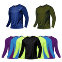 Quick Dry Breathable T-Shirt Sports Tops Training Clothes Long Sleeve T-Shirt Men's Autumn Running Gym Accessories Men Fitness