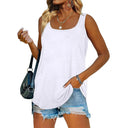 Elegant Dolphin Hem Tank Top Summer Fashion Upgrade for Women