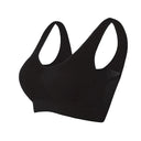 Ultimate Comfort Seamless Sports Bra for Women - Lift & Supportive Gym Brassiere, Wire-Free Design  Our Lum black S 