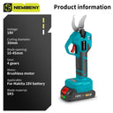 NEWBENY Cordless Electric Pruning Shears with Brushless Motor