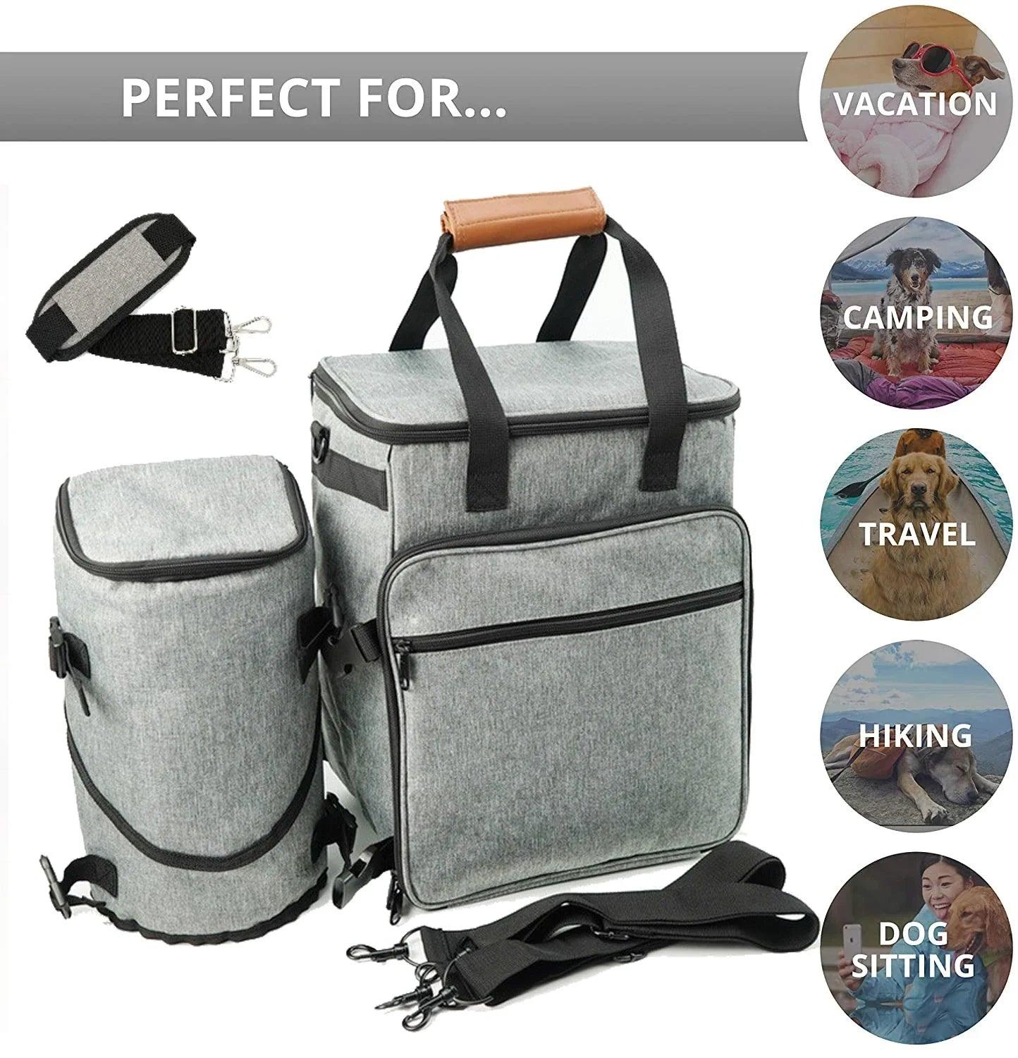 Pet Travel Bag: Spacious Organizer for Dog Essentials & Travel Comfort  ourlum.com   