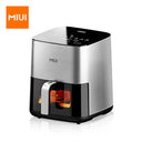 MIUI Air Fryer: Oilless Cooker with Touch Control & Nonstick Basket  ourlum.com Light Grey CHINA UK