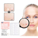 72Pcs Invisible Acne Patches Removal Pimple Anti-Acne Hydrocolloid Patches Spots Marks Concealer Repair Sticker Waterproof  ourlum.com   