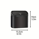 3Pcs Car Trash Can with Lid and 60 Garbage Bags Leak-proof