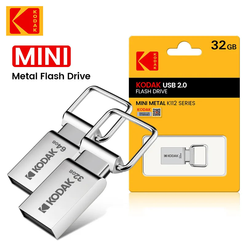 KODAK Super Mini Metal USB Flash Drive: High-Speed Memory Stick  ourlum.com   