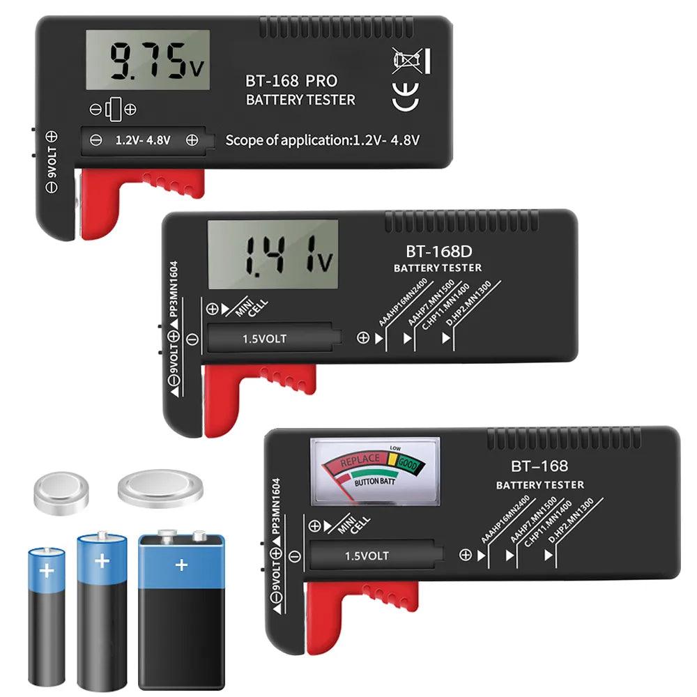 Battery Capacity Indicator Lithium Level Tester Voltage Meter: Universal Compatibility, Easy Read Display, Compact Portable.  ourlum.com   