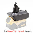 Adapter For Makita Dewalt Milwaukee 18V Battery Converter To Dyson V6 V7 V8