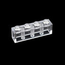 50PCS DIY Thick Building Blocks Bricks for Creative Educational Play  ourlum.com Transparent White  