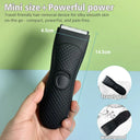 Men's Groin Hair Trimmer Waterproof Wet Dry Groomer Razor