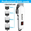 Wireless Hair Clipper Trimmer Pro Barber Tool Kit Long Battery