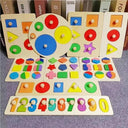 Wooden Montessori Puzzle Toys for Early Learning and Development  ourlum.com   