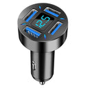 66W 4 Ports USB Car Charger with PD Quick Charge 3.0 - iPhone 13 12  Samsung Fast Charging Adapter  ourlum.com 4USB  