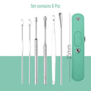 Stainless Steel Ear Pick Set for Gentle Ear Care Cleaning