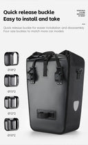 25L Waterproof Cycling Pannier Bag by WEST BIKING Backpack