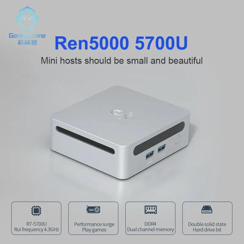 GenMachine Mini PC Ren5000: Ultimate Performance Desktop  ourlum.com   