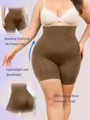 Plus Size High Waisted Shapewear Shorts for Tummy Control