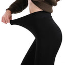 Cozy Velvet Winter Leggings - High Waist Stretch Leggings for Women  ourlum.com   